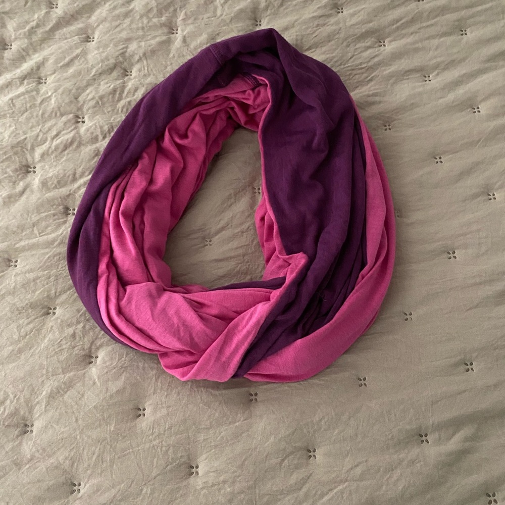 Oakley Pink and Purple Reversible Infinity Scarf